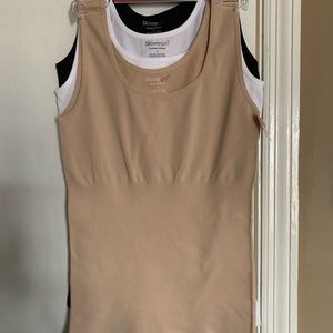 Skinnygirl Seamless Shaping Camis Set of 3 Size Large